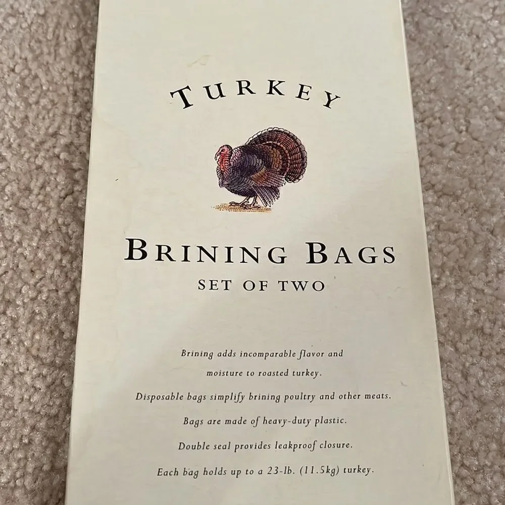 TURKEY BRINGING BAGS SET OF TWO